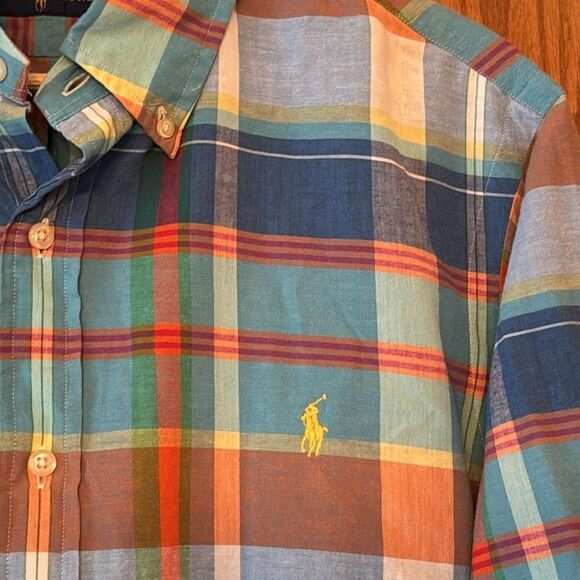 RALPH LAUREN Indian Madras Plaid Button Down Shirt - Picture 4 of 8